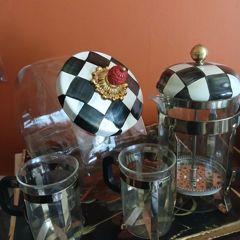 MacKenzie-Childs Courtly Check Bundle - Picture 2 of 9